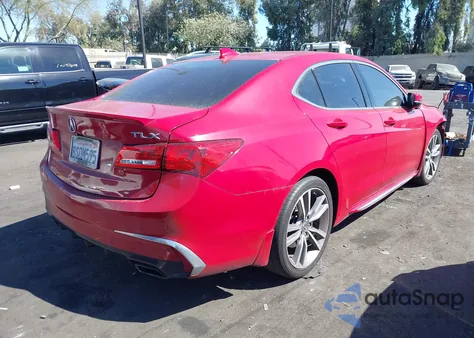 2019 Acura Tlx Advance Pkg из США, поврежденный, VIN 19UUB2F87KA005375